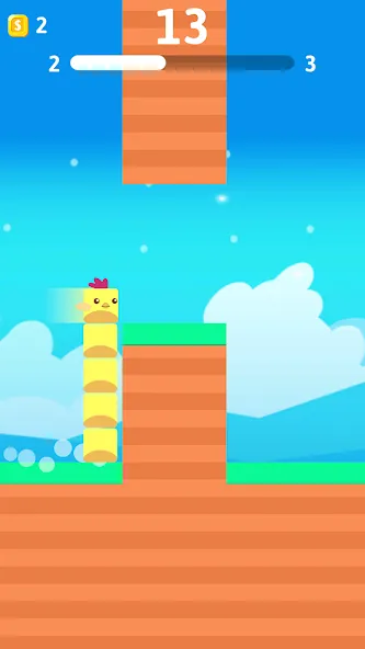 Stacky Bird: Fun Egg Dash Game (тэки птица) МОД/Взлом [Все открыто, Дополнительные деньги и Меню MOD] Screenshot 2