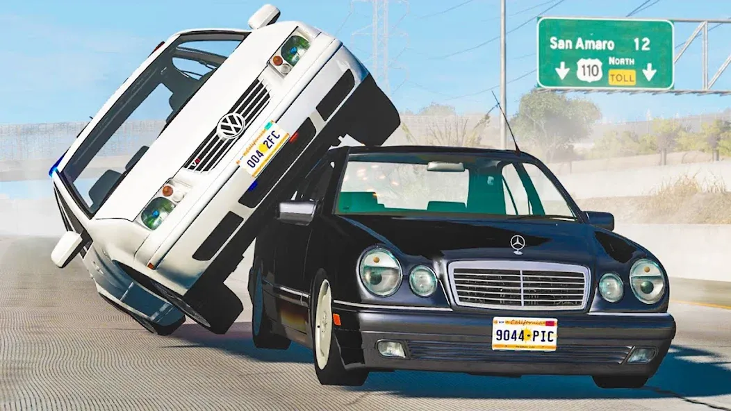 Realistic Car Crash Simulator (Реалистичный симулятор автокатастроф) МОД/Взлом [Много монет, Открытые уровни и Мега MOD] Screenshot 2