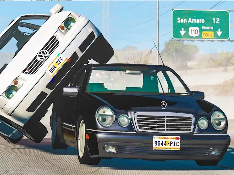 Realistic Car Crash Simulator (Реалистичный симулятор автокатастроф) МОД/Взлом [Много монет, Открытые уровни и Мега MOD] Screenshot 5