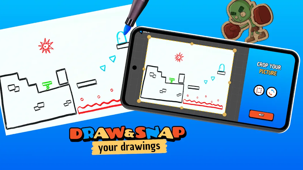 Draw Your Game Infinite МОД/Взлом [Меню, Бесконечные монеты и Открытые уровни] Screenshot 2