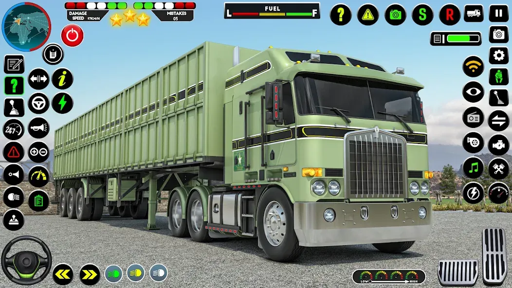 Army Truck Transporter Game 3D МОД/Взлом [Много монет, Открытые уровни и Мега MOD] Screenshot 5