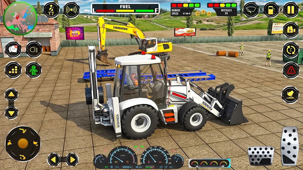 Real JCB Construction Games 3D МОД/Взлом [Много денег, Монет и Все открыто] Screenshot 1