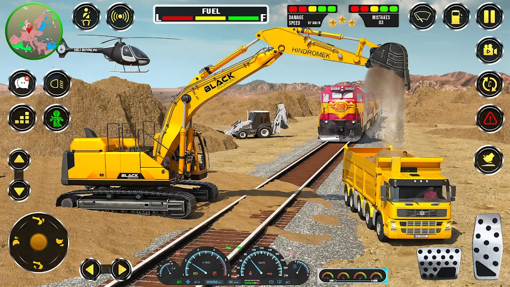 Real JCB Construction Games 3D МОД/Взлом [Много денег, Монет и Все открыто] Screenshot 2