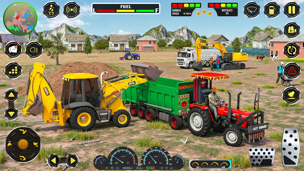 Real JCB Construction Games 3D МОД/Взлом [Много денег, Монет и Все открыто] Screenshot 4