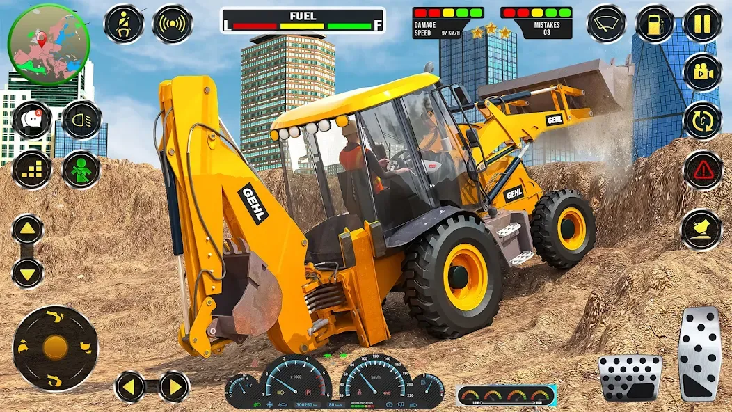 Real JCB Construction Games 3D МОД/Взлом [Много денег, Монет и Все открыто] Screenshot 5