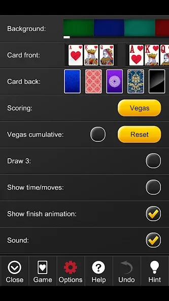 Solitaire Epic (Солитер Ипик) МОД/Взлом [Меню, Бесконечные монеты и Открытые уровни] Screenshot 5