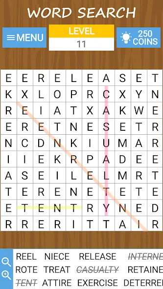 Word search, criss-cross, etc МОД/Взлом [Деньги, Монеты и Меню MOD] Screenshot 1