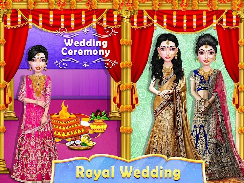 Wedding Fashion Indian 2024 (Стилист моды индийской свадьбы) МОД/Взлом [Бесконечные деньги, Монеты и Мега MOD] Screenshot 2