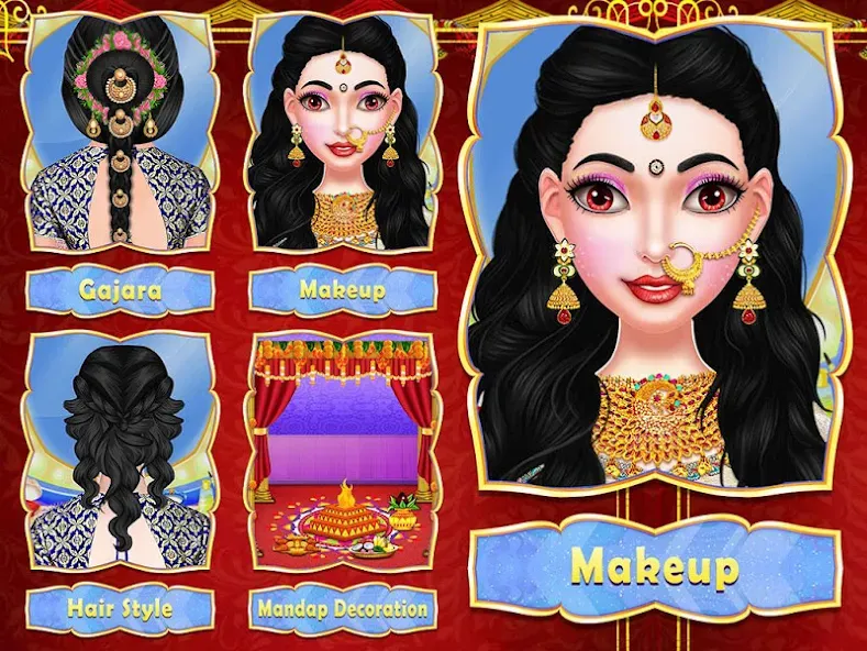 Wedding Fashion Indian 2024 (Стилист моды индийской свадьбы) МОД/Взлом [Бесконечные деньги, Монеты и Мега MOD] Screenshot 5