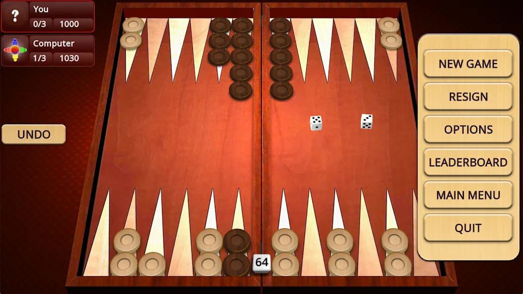 Backgammon Mighty МОД/Взлом [Меню, Бесконечные монеты и Открытые уровни] Screenshot 2