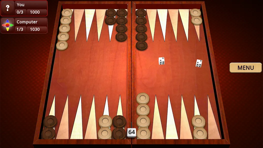 Backgammon Mighty МОД/Взлом [Меню, Бесконечные монеты и Открытые уровни] Screenshot 5