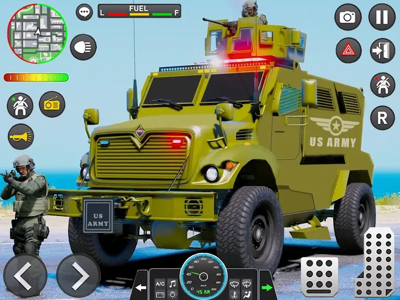 Army Vehicle Cargo Transport (Армейский транспорт грузовых автомобилей) МОД/Взлом [Все открыто, Дополнительные деньги и Меню MOD] Screenshot 5