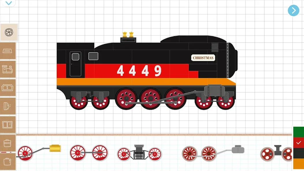 Christmas Train Game For Kids МОД/Взлом [Все открыто, Дополнительные деньги и Меню MOD] Screenshot 4