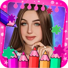 Скачать Взлом Lady Diana Coloring Game на Андроид (Все цвета разблокированы)