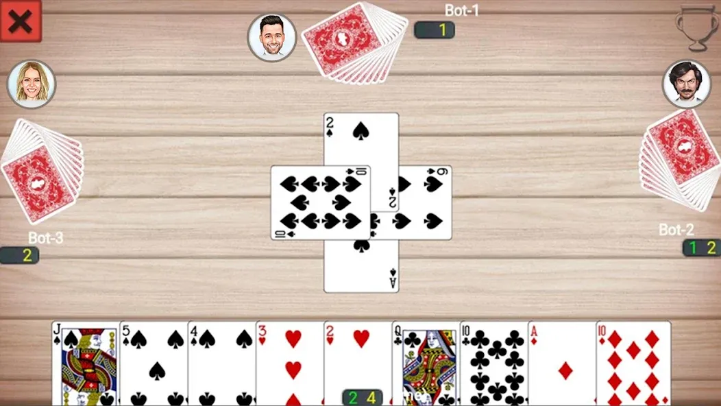 Callbreak Prince: Card Game (Каллбрейк Принц) МОД/Взлом [Много денег, Монет и Все открыто] Screenshot 1
