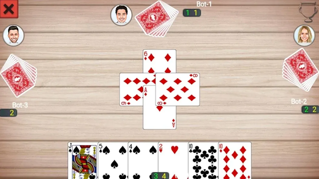 Callbreak Prince: Card Game (Каллбрейк Принц) МОД/Взлом [Много денег, Монет и Все открыто] Screenshot 4