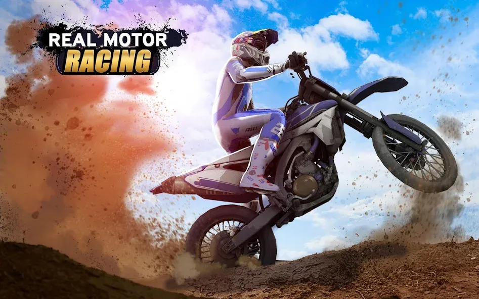 Real Motor Rider - Bike Racing МОД/Взлом [Деньги, Монеты и Меню MOD] Screenshot 1