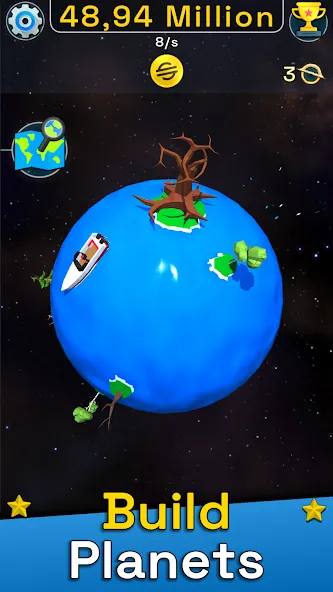 Planet Evolution: Idle Clicker (Планета Эволюция) МОД/Взлом [Бесконечные деньги, Монеты и Мега MOD] Screenshot 1