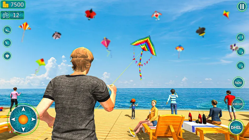 Kite Basant: Kite Flying Games МОД/Взлом [Бесконечные деньги, Монеты и Мега MOD] Screenshot 1