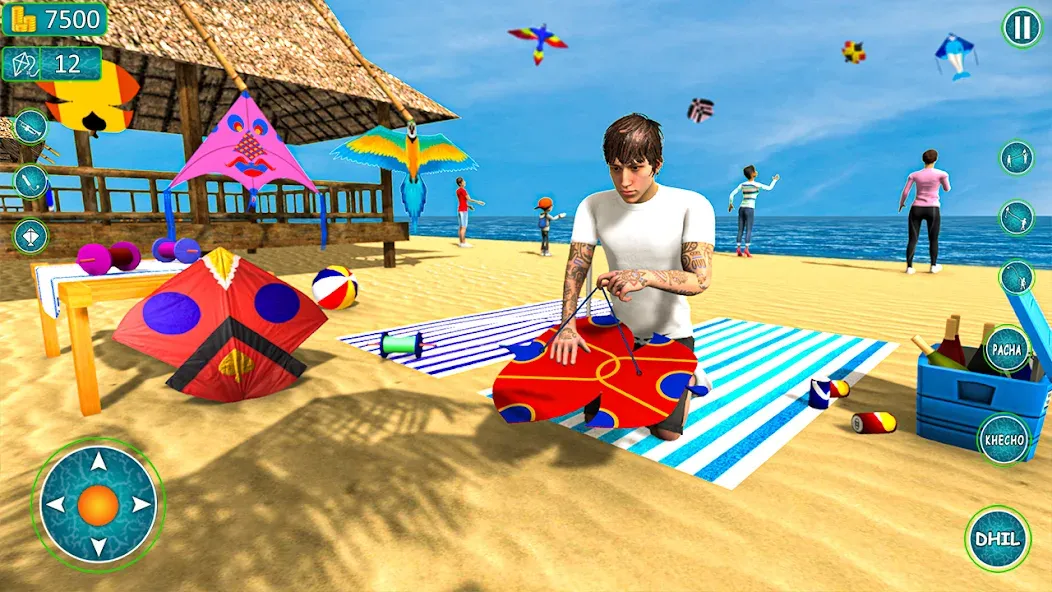 Kite Basant: Kite Flying Games МОД/Взлом [Бесконечные деньги, Монеты и Мега MOD] Screenshot 2