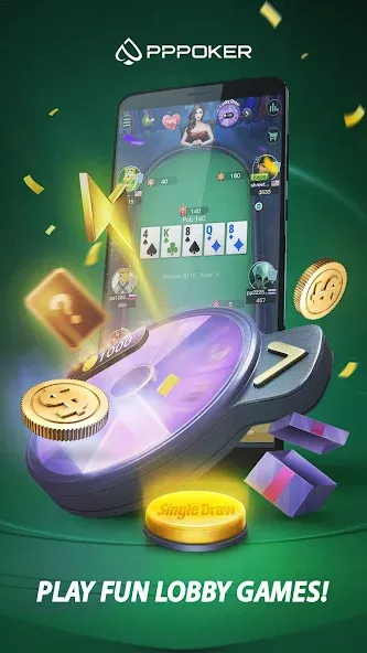 PPPoker-Home Games МОД/Взлом [Много монет, Открытые уровни и Мега MOD] Screenshot 1