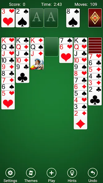 Solitaire МОД/Взлом [Деньги, Монеты и Меню MOD] Screenshot 1