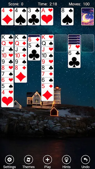 Solitaire МОД/Взлом [Деньги, Монеты и Меню MOD] Screenshot 2