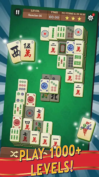 Mahjong (Маджонг) МОД/Взлом [Все открыто, Дополнительные деньги и Меню MOD] Screenshot 1