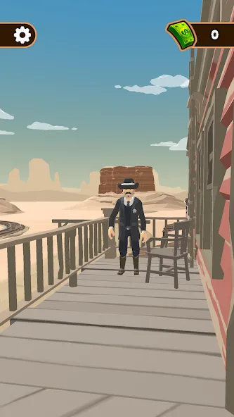 Western Cowboy: Shooting Game (Вестерн Каубой) МОД/Взлом [Все открыто, Дополнительные деньги и Меню MOD] Screenshot 1