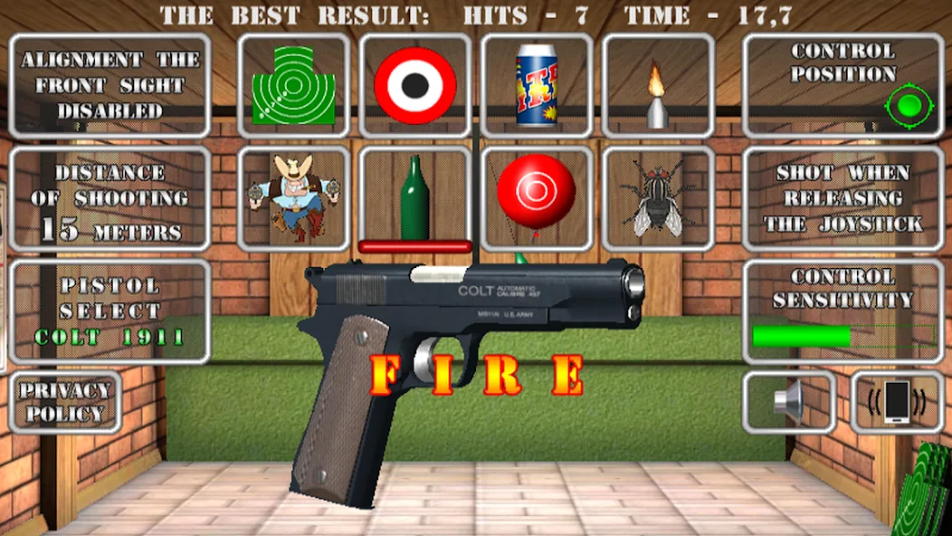 Pistol shooting. Desert Eagle (Пистолет стрельбы симулятор) МОД/Взлом [Много денег, Монет и Все открыто] Screenshot 2