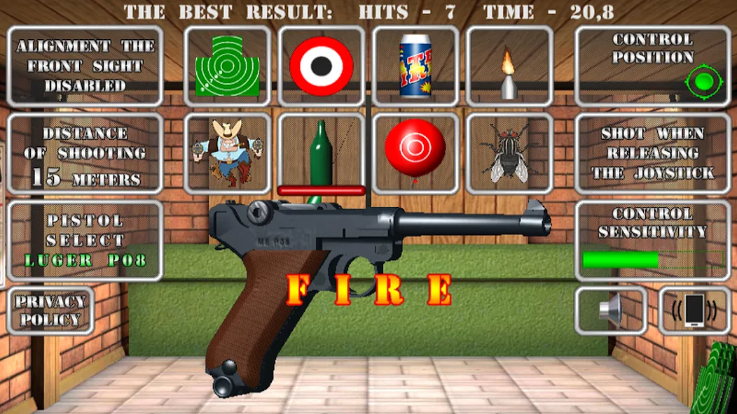 Pistol shooting. Desert Eagle (Пистолет стрельбы симулятор) МОД/Взлом [Много денег, Монет и Все открыто] Screenshot 3