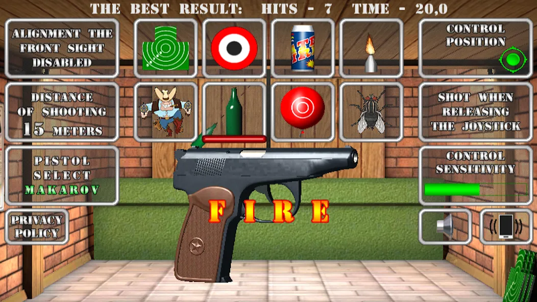 Pistol shooting. Desert Eagle (Пистолет стрельбы симулятор) МОД/Взлом [Много денег, Монет и Все открыто] Screenshot 4