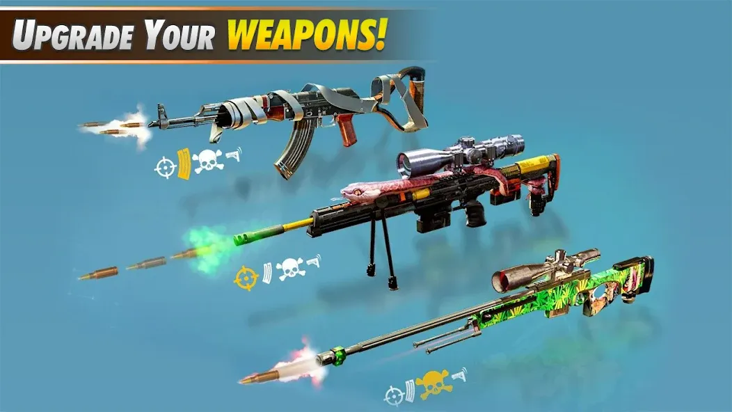 Sniper Shooter Mission Games МОД/Взлом [Все открыто, Дополнительные деньги и Меню MOD] Screenshot 5