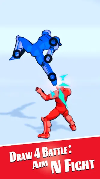 Draw 4 Battle: Aim N Fight (Драв 4 Баттл) МОД/Взлом [Бесконечные деньги, Монеты и Мега MOD] Screenshot 3