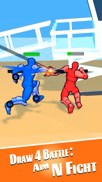 Draw 4 Battle: Aim N Fight (Драв 4 Баттл) МОД/Взлом [Бесконечные деньги, Монеты и Мега MOD] Screenshot 5