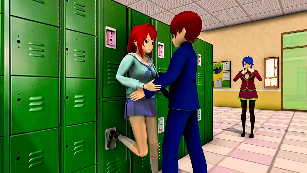 Anime High School Girl Life 24 (Аниме жизнь школьной девушки 24) МОД/Взлом [Все открыто, Дополнительные деньги и Меню MOD] Screenshot 4