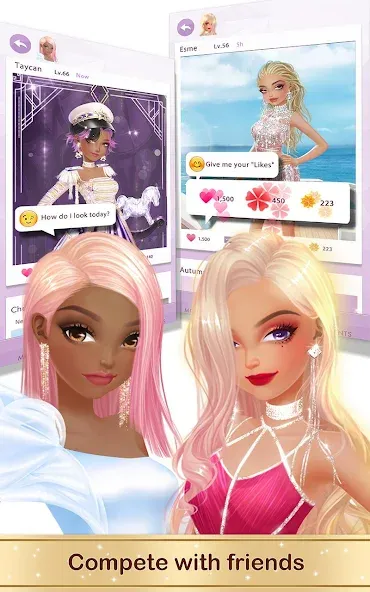 Fashion Fantasy: Glam Stylist (Фэшн Фэнтези) МОД/Взлом [Меню, Бесконечные монеты и Открытые уровни] Screenshot 3