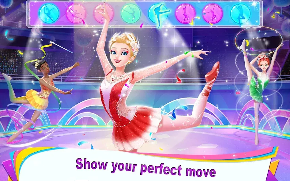 Gymnastics Queen (Джимнастикс Квин) МОД/Взлом [Деньги, Монеты и Меню MOD] Screenshot 1