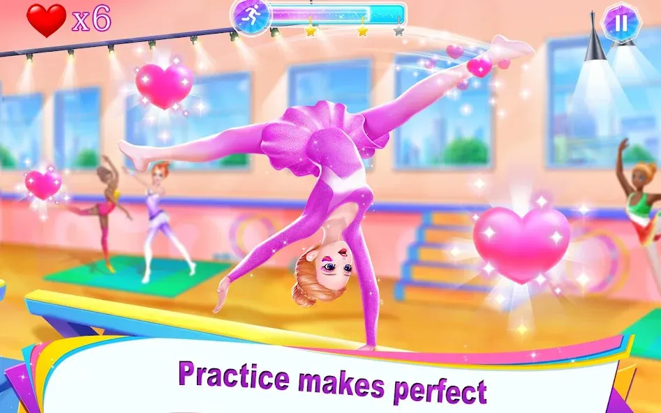 Gymnastics Queen (Джимнастикс Квин) МОД/Взлом [Деньги, Монеты и Меню MOD] Screenshot 4