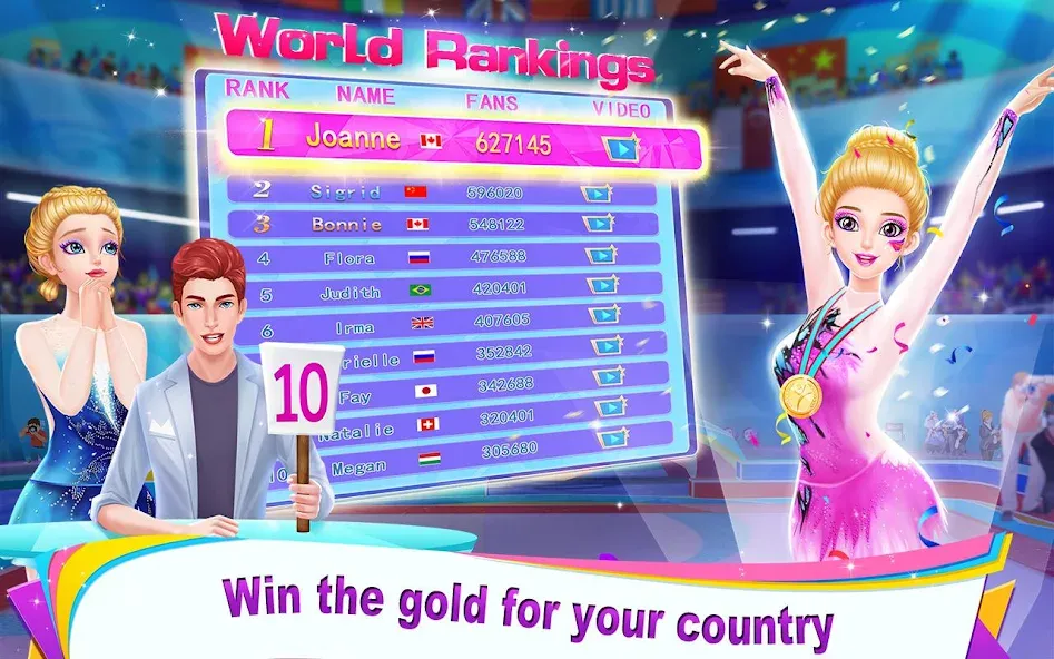 Gymnastics Queen (Джимнастикс Квин) МОД/Взлом [Деньги, Монеты и Меню MOD] Screenshot 5