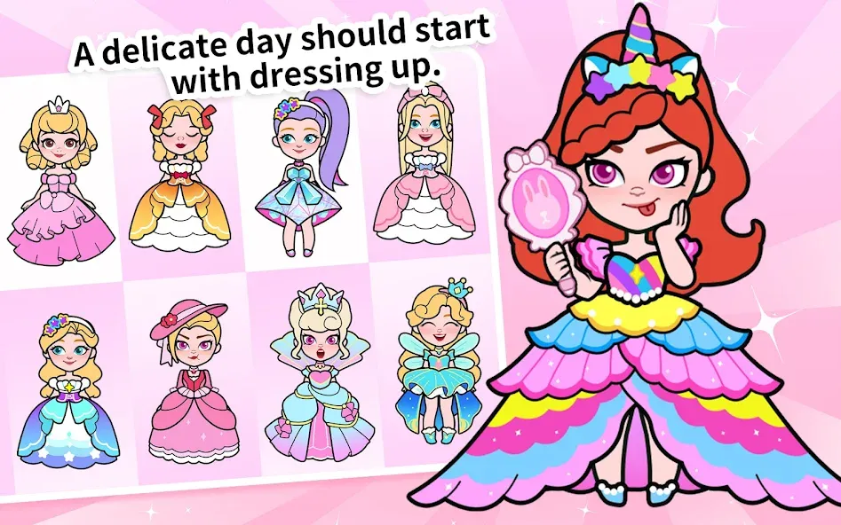 Paper Princess's Dream Castle МОД/Взлом [Деньги, Монеты и Меню MOD] Screenshot 2