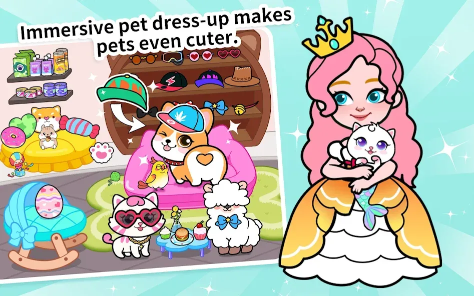 Paper Princess's Dream Castle МОД/Взлом [Деньги, Монеты и Меню MOD] Screenshot 3