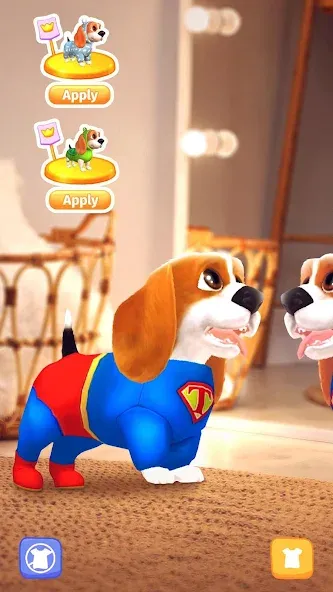 Tamadog - Puppy Pet Dog Games (Тамадог) МОД/Взлом [Бесконечные деньги, Монеты и Мега MOD] Screenshot 2