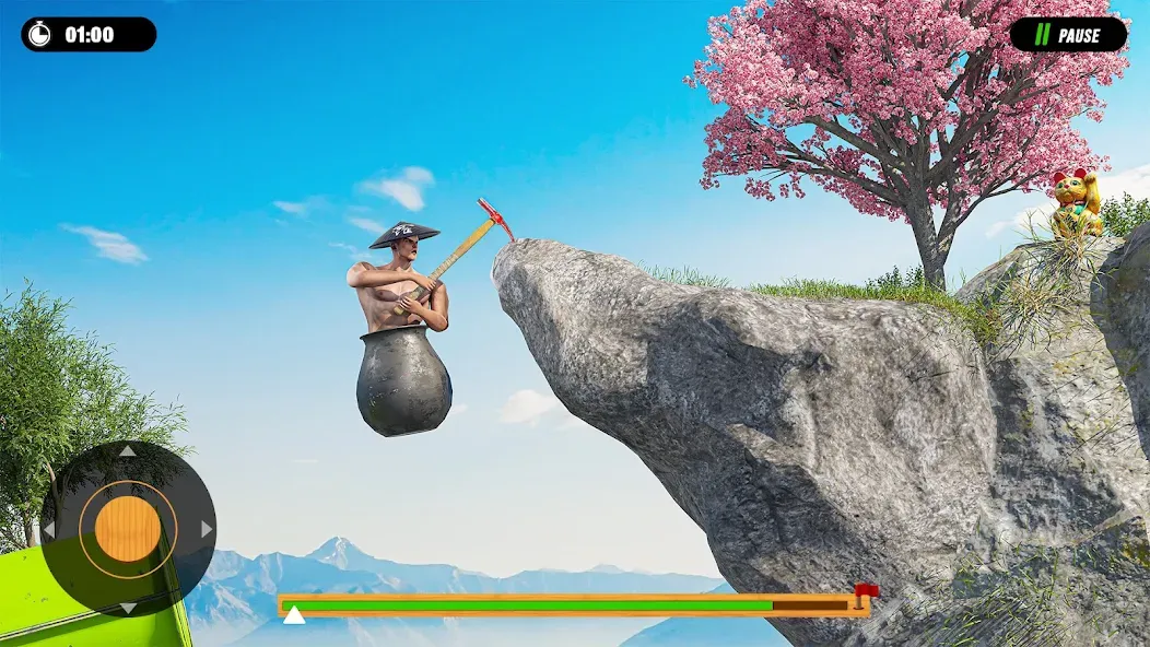Hammer Climber Man: Pot Man 3D МОД/Взлом [Меню, Бесконечные монеты и Открытые уровни] Screenshot 1