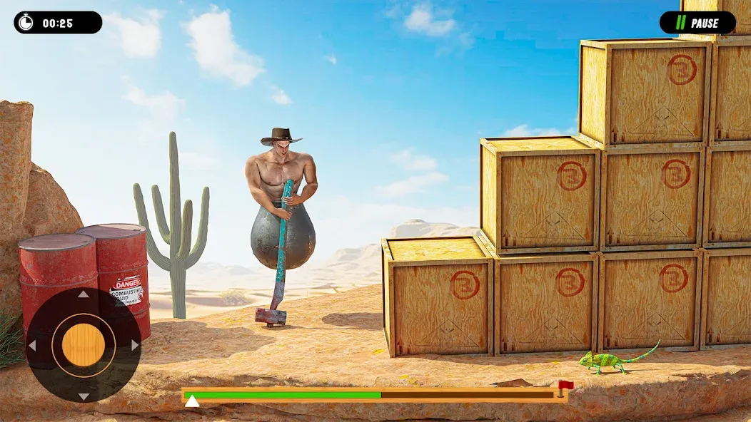 Hammer Climber Man: Pot Man 3D МОД/Взлом [Меню, Бесконечные монеты и Открытые уровни] Screenshot 2