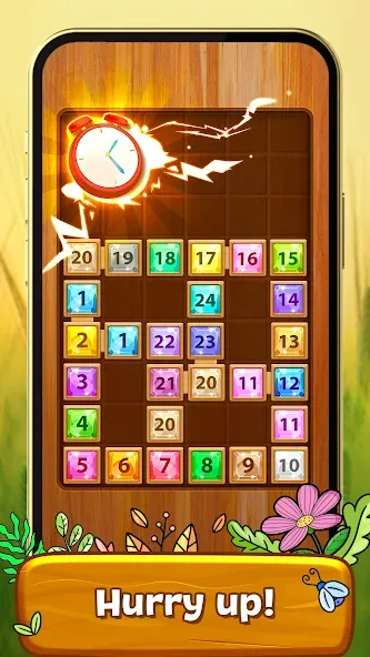 Merge Wood: Block Puzzle (Мерж Вуд) МОД/Взлом [Меню, Бесконечные монеты и Открытые уровни] Screenshot 3