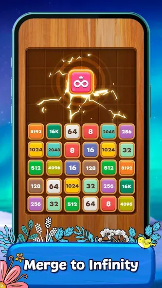 Merge Wood: Block Puzzle (Мерж Вуд) МОД/Взлом [Меню, Бесконечные монеты и Открытые уровни] Screenshot 4