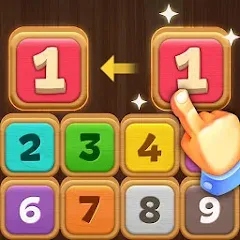 Скачать Взломанная Merge Wood: Block Puzzle на Андроид (Много денег) бесплатно