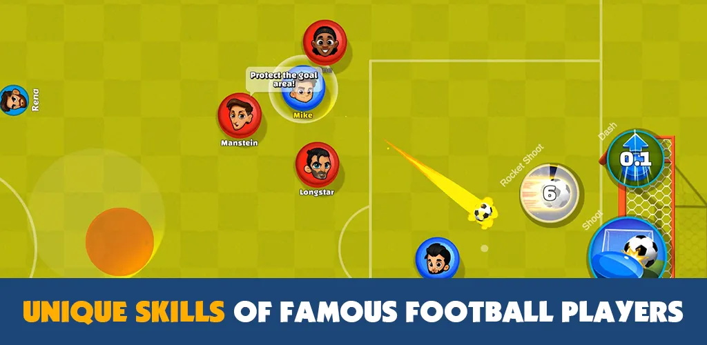 Super Soccer 3v3 (Online) (упер футбол 3 на 3) МОД/Взлом [Бесконечные деньги, Монеты и Мега MOD] Screenshot 1
