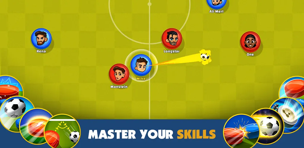 Super Soccer 3v3 (Online) (упер футбол 3 на 3) МОД/Взлом [Бесконечные деньги, Монеты и Мега MOD] Screenshot 2